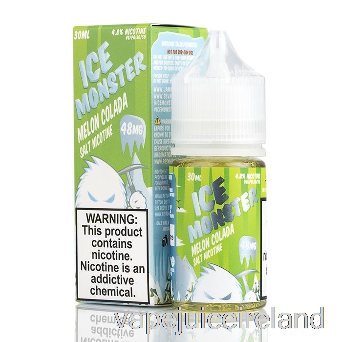 Vape Flavours ICE Melon Colada - Ice Monster Salts - 30mL 48mg